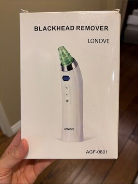 White Blackhead Remover with Green Tip - Gentle Pore Cleaner